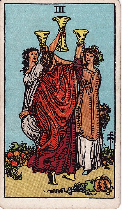 three of cups