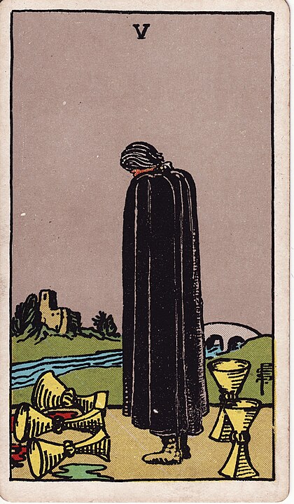 five of cups