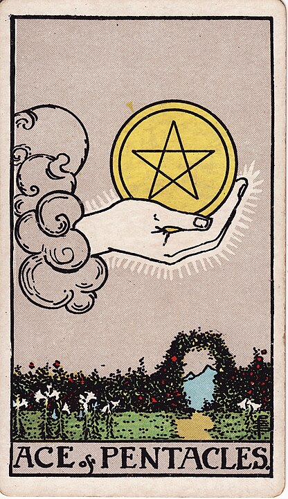 ace of pentacles