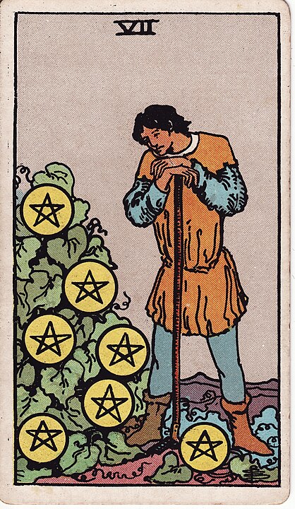 seven of pentacles