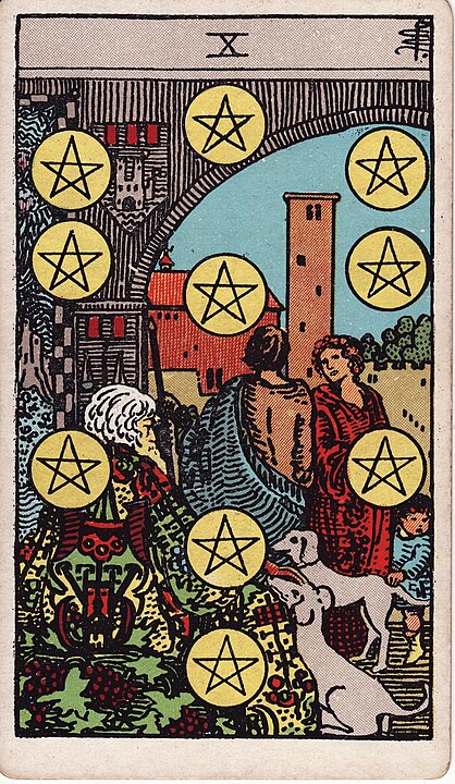 ten of pentacles