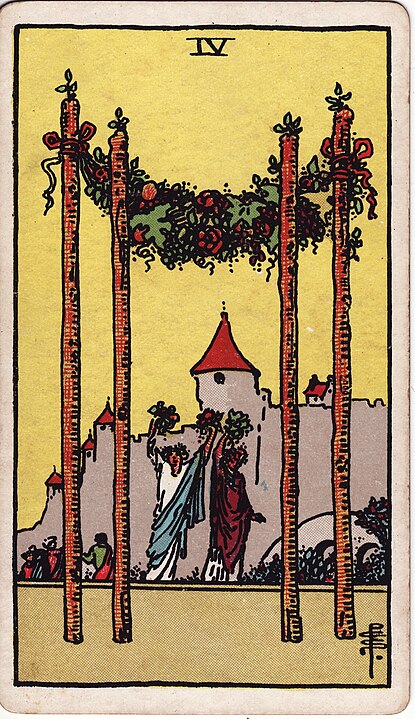 four of wands