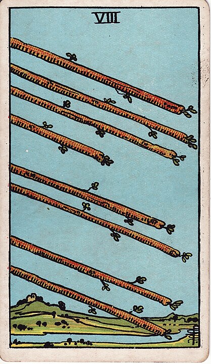 eight of wands